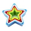 Molde para Hornear Juego de 5-6 Piezas Molde de Plástico para Galletas Pastel Musiquan Galletas de Verduras Troquel de Flor de Ciruelo