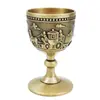 Puesto productos afilados copa de vino blanco antigua una o dos copas de vino copa de vino de bronce copa decorativa copa para licores ríos y lagos que fluyen