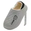 Zapatillas de Algodón Impermeables Lidani Cáscara Simple de EVA Zapatos de Algodón Otoño/Invierno Calientes Cómodas para el Hogar para Hombres