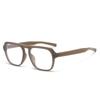 2026 Nueva Moda Retro Ojo de Gato Marco Grande Gafas Sin Graduación Estilo Europeo y Americano Tendencia Callejera Estilo Influencer Adelgazantes Montura Gruesa Gafas