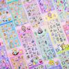 Pegatinas Láser de Dibujos Animados Capibara Niños Scrapbooking DIY Sin Cortar Pegatinas Decorativas Guardería Pequeños Regalos