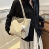 Bolso de Gran Capacidad Estilo Retro 2024 Nueva Moda Bolso de Hombro para Viajero Bolso Tote Simple