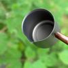 Taza de Titanio Taza de Té de Titanio Titanio Puro Taza Pública Filtro para Fugas de Té Asa Lateral de Madera Maciza Juego de Té para Viajes al Aire Libre Accesorios para Juego de Té Kung Fu