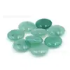 Venda Quente Transfronteiriça Diâmetro 20mm Pedra Natural Disco Não Poroso Cristal Fina Peça de Mão Obsidiana Decoração DIY