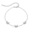 Nuevo Pulsera de Plata de Ley S925 con Mariposa para Mujer de Fábrica, Incrustada con Piedra Marquesa, Diseño de Mariposa, Joyería de Lujo de Alta Gama