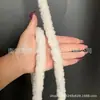 Venta directa de fábrica de tiras de pelo de oso de peluche para ropa, decoración de cuellos de sombreros, tiras de sombrero de lana de cordero, almohadas, accesorios para el cabello, adornos para bolsos