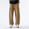 Pantalones de pierna ancha para hombre, talla grande, verano, corte recto holgado, pantalones extra grandes para hombre para adolescentes, primavera y otoño, pantalones curvos talla grande, talla 78