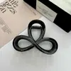 Grampo de Cabelo Simples Fosco de 8 Caracteres para Mulheres, Prendedor de Cabelo Meio Preso, Pinça Tiburón Média Retro Elegante, Acessório de Cabelo