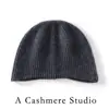 Novo Chapéu de Tricô de Caxemira para Mulheres, Gorro, Pulôver, Outono e Inverno 2025, Casual Versátil Streetwear, Quente