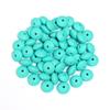 Ábaco Amazon Contas de Silicone Feito à Mão Joias DIY Pulseira de Bebê Colar Acessórios Contas de Ábaco Cor de Silicone