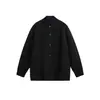 Ropa Vintage Yidao Otoño 2026 Nuevo Cárdigan de Punto Vintage con Cuello Alto Estilo Japonés para Hombre Suéter Holgado de Color Sólido