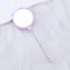Espelho Pequeno de Mão DIY com Contas Espelho HD Multicor Espelho de Maquiagem Estilo Ins Espelho de Beleza Portátil para Estudantes e Meninas