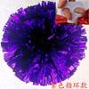 Bola de Flor de Pompom com Cabo Grande Flor Brilhante Acionada à Mão Flor de Mão Cerimônia de Abertura de Reunião Esportiva Flor de Pompon