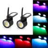Luces Ojo de Águila para Motocicleta, Luces Fuego Fantasma, Luces Modificadas, Accesorios, Pedales Ojo de Águila, Espejos LED, Luces Delanteras Intermitentes Rogue