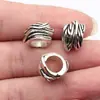 14X13X11Mm, Diámetro del Agujero aprox. 8mm, 3.7g, Multicolor, Cuentas con Agujero Grande de Textura de Vid, Cuentas para Rastas