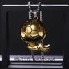 Colar Masculino Pingente de Liga de Futebol Esportivo Acessórios de Rua Hip Hop Europeu e Americano Colar de Personalidade Futebol Fitness