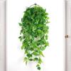 Simulación Tigre Trepador Rábano Verde Hojas Verdes Pegadas Colgante de Pared Planta de Vid de Ratán Falso Ratán al por Mayor