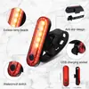 Luz Trasera para Bicicleta Carga USB Luz de Advertencia para Ciclismo Nocturno Cob Alta Luminosidad Impermeable Luz Trasera Accesorios de Equipo para Ciclismo de Montaña