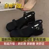 Sandalias de plataforma gruesa de tacón alto, estilo francés para aumentar la altura, modelo nuevo de verano 2026, sandalias de tiras con cuña para mujer para exteriores