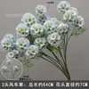Juego de 10 Piezas de Flores para Boda en Tonos Azules para Decoraciones de Pasillo de Salón de Bodas, Arreglos Florales, Decoraciones de Fondo y Decoraciones de Escenario con Flores Artificiales
