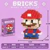Nuevos Bloques de Construcción de Dibujos Animados Transfronterizos, Bloques de Ensamblaje de Micropartículas, Juguetes para Niños, Juguetes de Caja Sorpresa de Puesto Callejero, Regalos