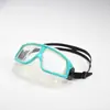 Gafas de natación personalizadas para adultos con montura grande, gafas de natación iridiscentes galvanizadas, gafas de natación HD impermeables y antivaho transfronterizas