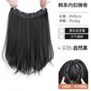 Peruca Micro-Cacheada para Mulheres, Peruca de Peça Única, Cabelo Liso Longo, Fivela Interna, Cabelo Volumoso, Extensões de Cabelo em U, Invisível e Sem Marcas