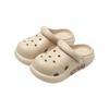 Calçados Croc para Gestantes Verão Feminino Antiderrapante Solado Grosso 2025 Novas Sandálias Chinelos de Praia Femininos Verão Feminino