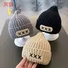 Toucas para Bebês Outono e Inverno Novo Estilo Fofas e Super Adoráveis Toucas de Puxar para Bebês e Crianças Pequenas Toucas de Lã Quentes com Proteção para as Orelhas para Meninos e Meninas