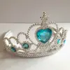 Punto Caliente Venta Corona Scepter Frozen para Niños Corona Dorada Rosa Diamante Rojo Corona Azul Lago Plateado Diamante