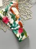 2026 Nuevo Bikini Floral de Comercio Exterior Europeo y Americano Sexy sin Espalda Estilo Resort Traje de Baño de Dos Piezas para Mujer Venta al por Mayor