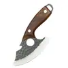 Cuchillo de Carnicero Forjado a Martillo Hecho a Medida de Fábrica, Cuchillo Afilado para Cortar Verduras, Filetear Carne y Desviscerar Pescados, Cerdos y Ovejas