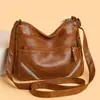 Moda 2026 Transfronteriza Bolso de Mujer Multicapa Bolso para Suegra Retro Europeo y Americano Bolso de Hombro Cruzado de Gran Capacidad