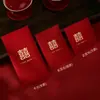 Sobres Rojos para Bodas, Disponibles en Tamaños Grande, Mediano y Pequeño, Gama Alta, con el Carácter "" (Doble felicidad), Adecuado para Dinero de Regalo, Recuerdos de Boda y Sobres Rojos Tradicionales para Bloquear la Puerta en Bodas
