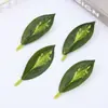 Folha de Banyan Artificial conjunto de verdejamento familiar acessórios planta verde em vaso plug-in DIY planta verde feita à mão