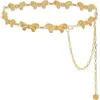 Nuevo producto transfronterizo: Cadena de cintura de metal versátil y de moda para mujer con accesorio de mariposa para decoración de vestidos, venta directa de fábrica moderna