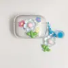 Para Conjunto de Fones de Ouvido Sony/Sony LinkBuds S Capa Macia Transparente Desenho Animado Boneca com Pingente DIY Conjunto Bluetooth