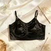 Comércio Exterior Original Tecido Brilhante a Óleo Respirável Recorte Orelha de Coelho Copo Faz Seios Grandes Parecer Menores Sutiã Lingerie de Melhoria Mamária de Luxo Leve Novo Produto