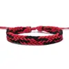 Otoño e invierno 2020 nuevo estilo ins algodón y lino pulsera cuerda de mano tejida a mano color vibrante original simple estudiantes