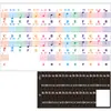 Adesivos para teclado de piano infantil atacado adesivos coloridos para piano eletrônico adesivos para teclado de piano adesivos para piano de 88 teclas