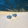 Pendientes pequeños, exquisitos y retorcidos, estilo retro europeo y americano, con diseño de nicho, simples, huecos y creativos, geométricos y redondos.