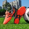 2026 Nuevos Zapatos de Fútbol de Cuero con Velcro Transfronterizos para Niños y Jóvenes, Zapatos Deportivos sin Cordones para Estudiantes