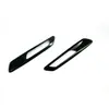 2 Adhesivos de Fibra de Carbono para Cejas de Luces Frontales Laterales Tiras de Recorte Adecuados para BMW F10 Serie 5 520 525 11-13