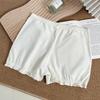 Pantalones Cortos de Seguridad Auténticos para Mujer, Nuevo Estilo de Verano Anti-Exposición, Pantalones Cortos de Algodón Puro de Cuatro Esquinas, Leggings Finos Sin Costuras para Usar con Faldas