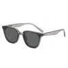 Gafas de Sol GM Personalizadas Gris Transparente para Mujer Verano Playa Cara Redonda Polarizadas para Hombre Gafas de Sol para Conducir