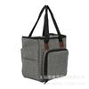 Herramientas de Almacenamiento Tejidas Seleccionadas Cuidadosamente, Bolsas Tote de Tela Oxford Morada, Almacenamiento de Agujas de Tejer, Bolsa de Almacenamiento para Hilo