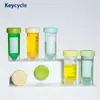 Tubo de Centrífuga de Laboratorio Tubo Dispensador de Granos de Café Plástico PP 25/50ml 100ml Botella Dispensadora de Pie con Soporte