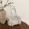 2026 Nuevo Bolso de Hombro de Alta Gama Estilo Maillard para Mujer, Bolso de Axila Vintage Simple para el Trabajo, Bolso Boston Versátil