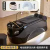 Cama de Masaje Eléctrico para Lavar el Cabello Barbería Salón de Belleza Cama de Enjuague Inteligente Totalmente Automática para Salón de Belleza Cama de Terapia para la Cabeza con Fumigación Tailandesa