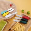Mango de Cerámica de Acero Inoxidable Cuchillo para Mantequilla Cubiertos Esparcidor de Pan Esparcidor de Mermelada Cuchillo para Mantequilla Cuchillo para Queso